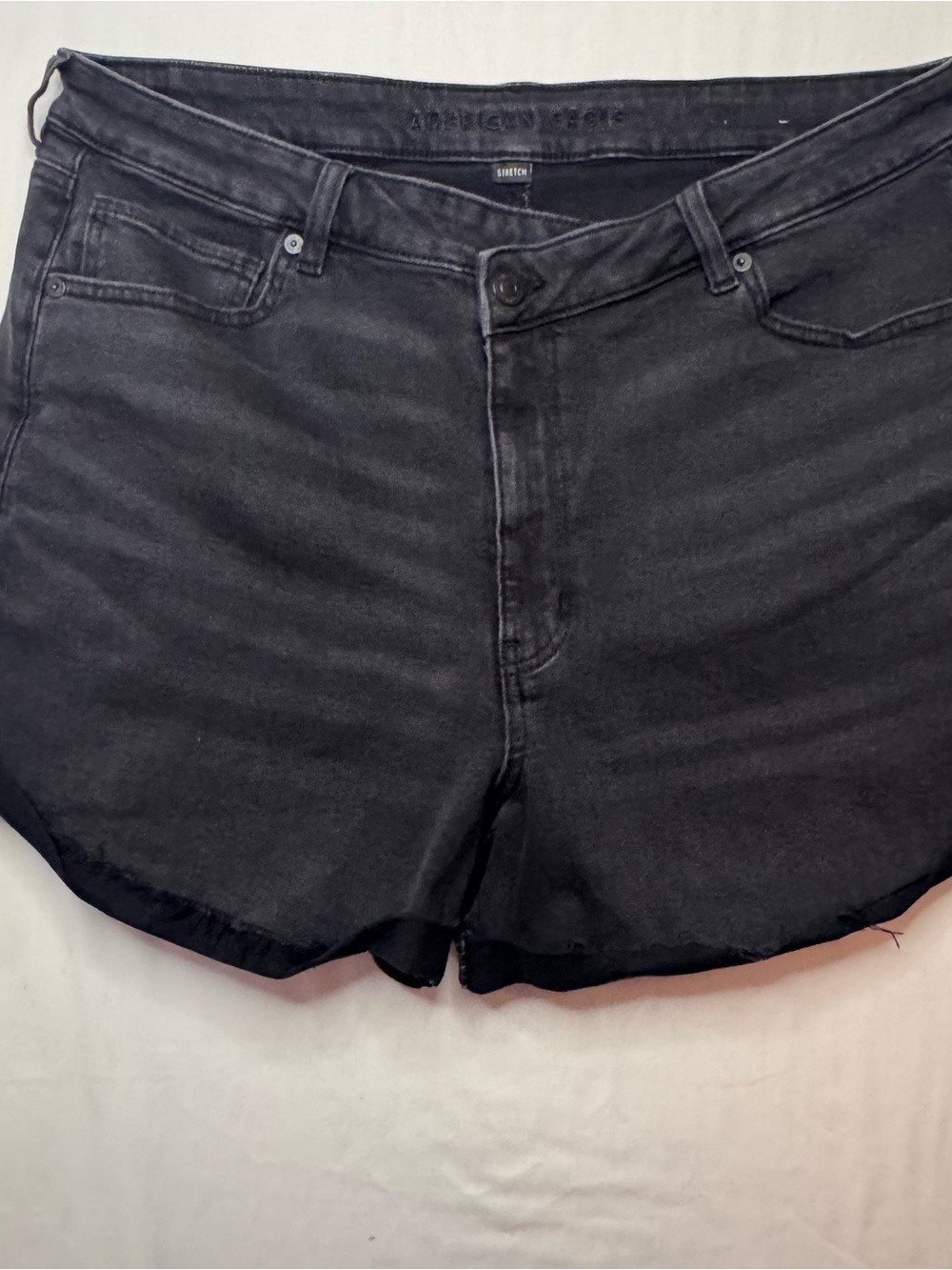 American Eagle Outfitters Black Denim Jean Shorts